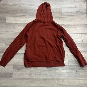 Banana Republic Men's Brick Red Hoodie Sweater Fall Relaxed Layer Soft